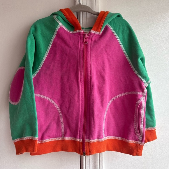 Hanna Andersson Other - Hanna Andersson Colorblock Zipup Hoodie Sz 3